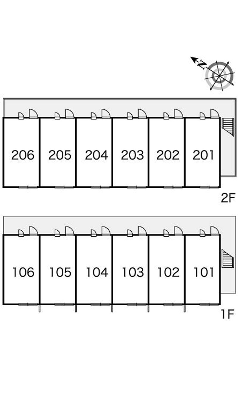 レオパレスエボール 間取配置図