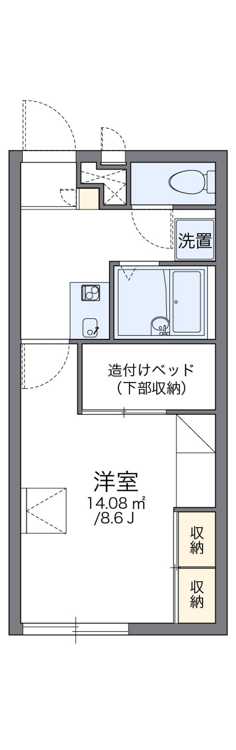 レオパレス今治城東 間取図