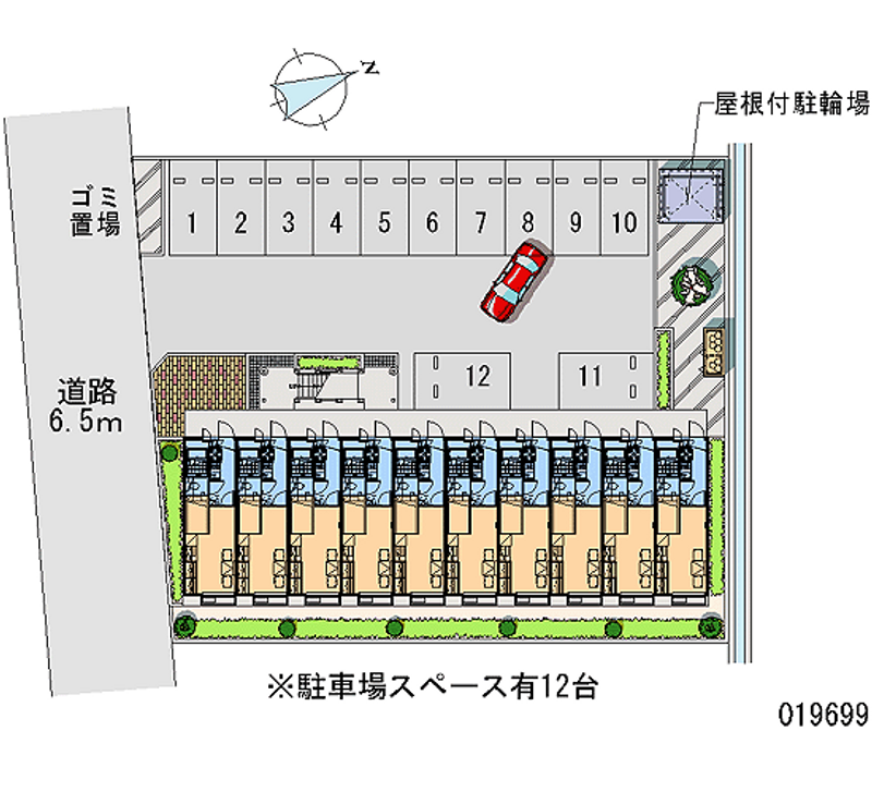 レオパレスウエストゲート　野田 月極駐車場