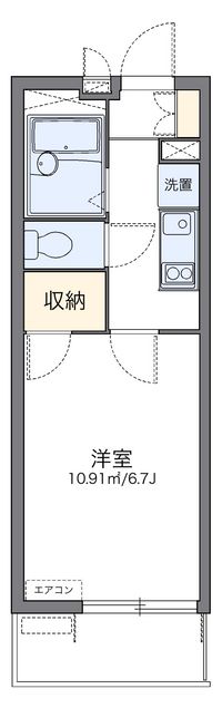 レオパレスエスペランサ 間取り図