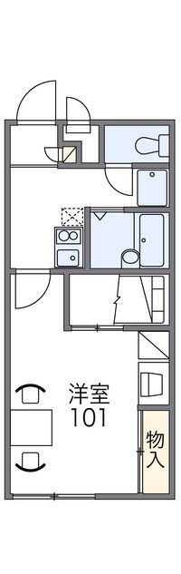 レオパレスＬＩＢＥＲＴＹ 間取り図