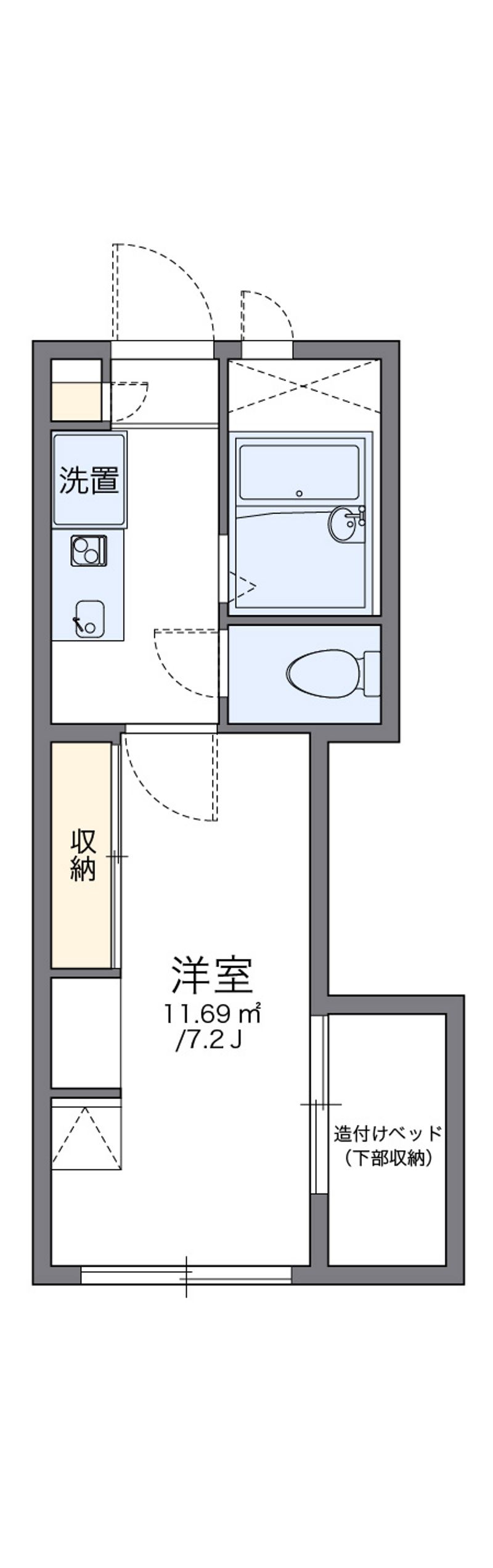 レオパレスＳ 間取図
