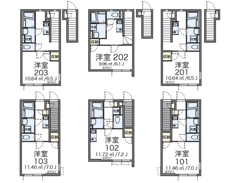 クレイノ若葉 間取図