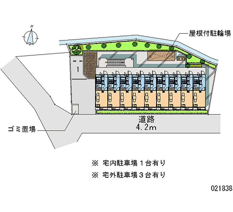 21838月租停车场