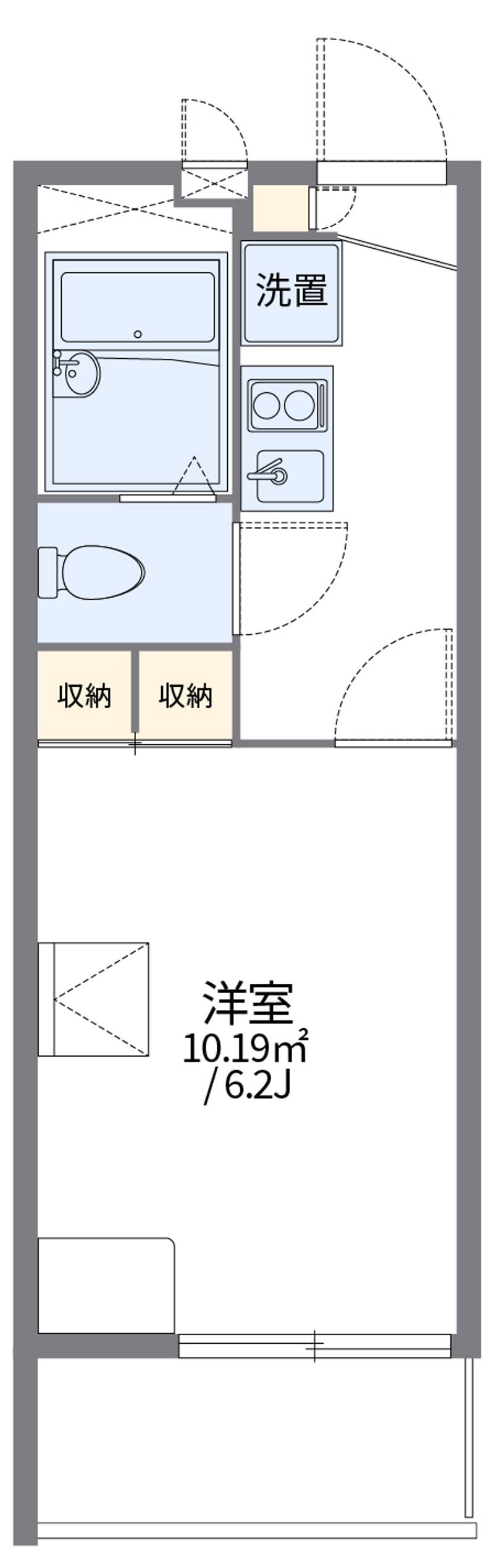 レオパレスＣＡＮＤＹ 間取図