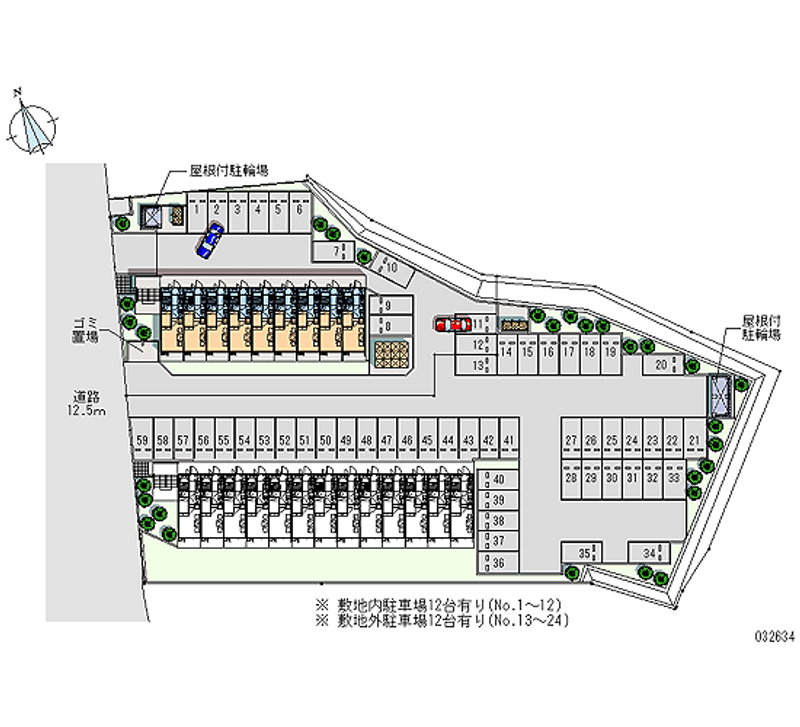 32634 Monthly parking lot