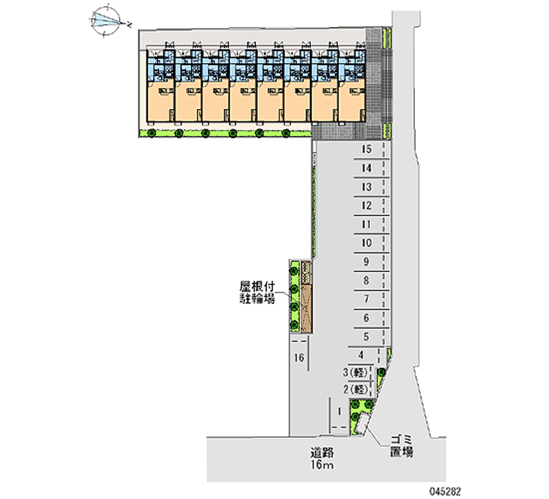 45282月租停车场