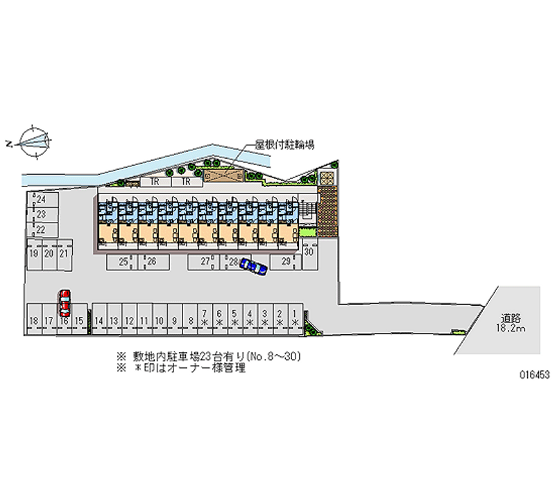 16453月租停車場