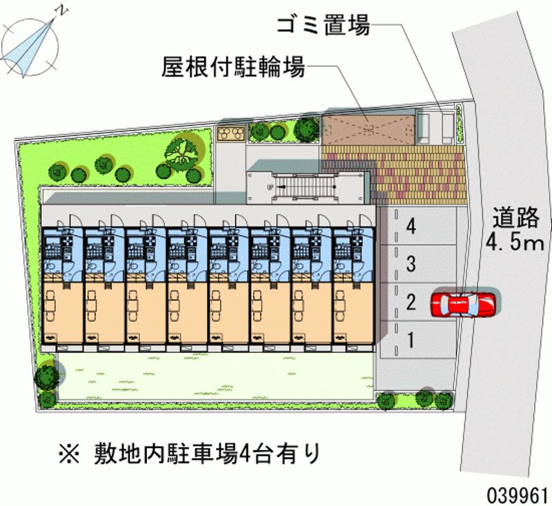 レオパレス小柳町Ⅲ 区画図