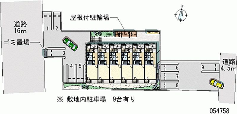 54758月租停車場