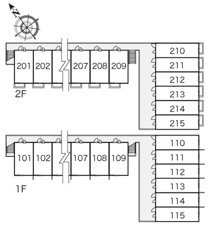 レオパレスピソ 間取り配置図