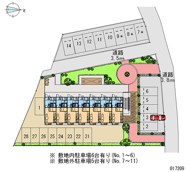 17209 Monthly parking lot