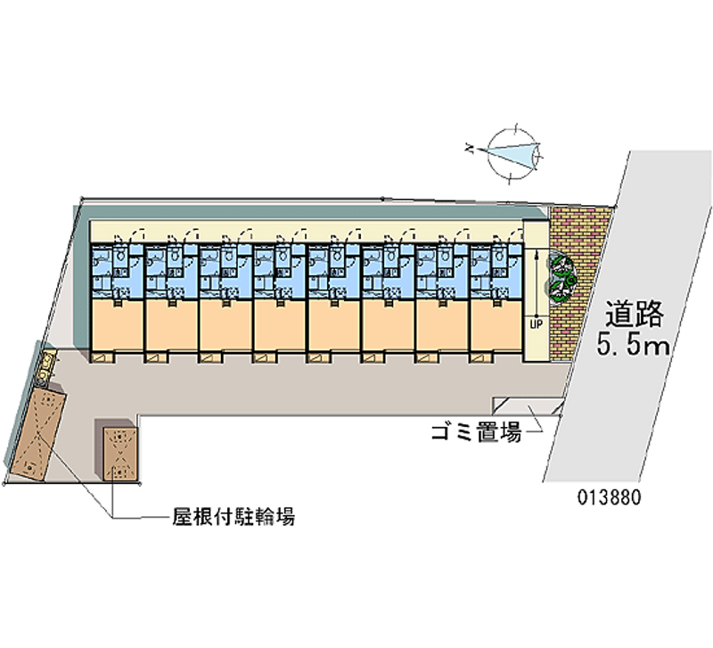 レオパレスヨロズヤ 区画図