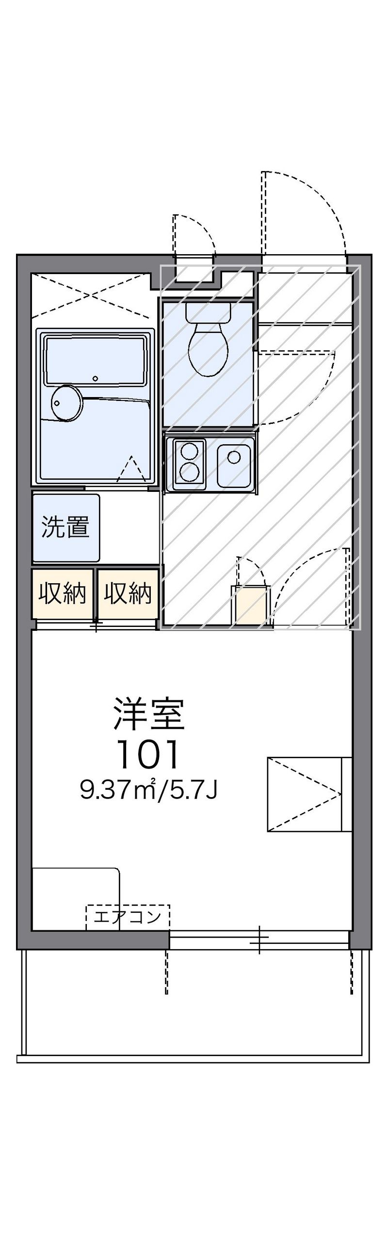 レオパレス１５ 間取図