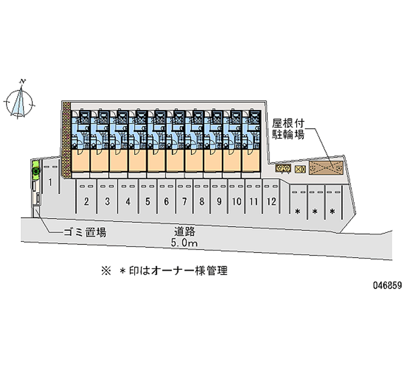 レオネクスト桃の木 月極駐車場