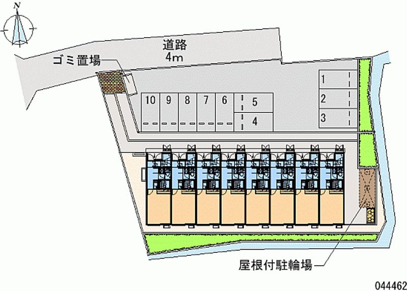 44462 bãi đậu xe hàng tháng