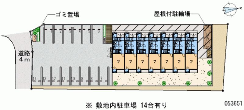 53651月租停車場