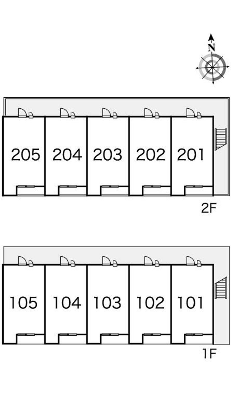 レオパレスロレンツォ 間取り配置図