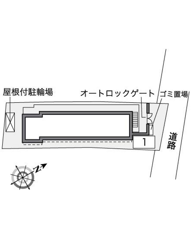 レオパレスＪｕ７　Ｐｉｎｅ 配置図