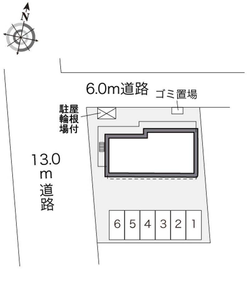 レオパレスハピネス 駐車場