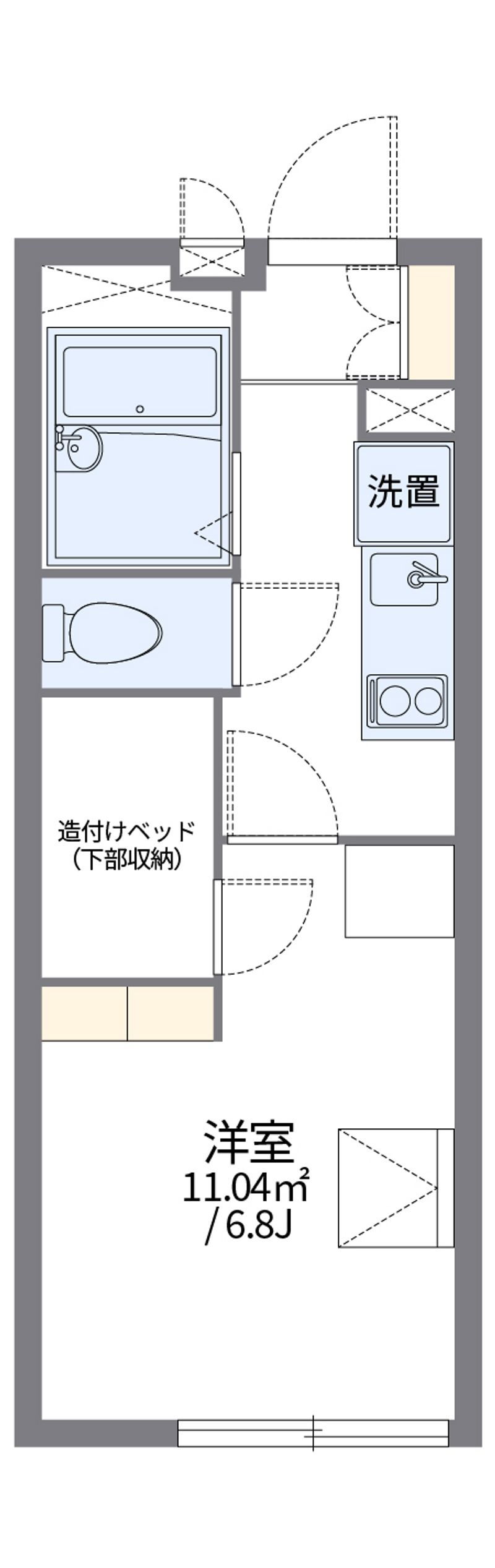 レオパレス山幸 間取図