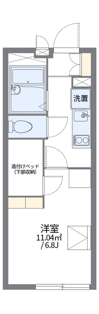 レオパレス山幸 間取り図