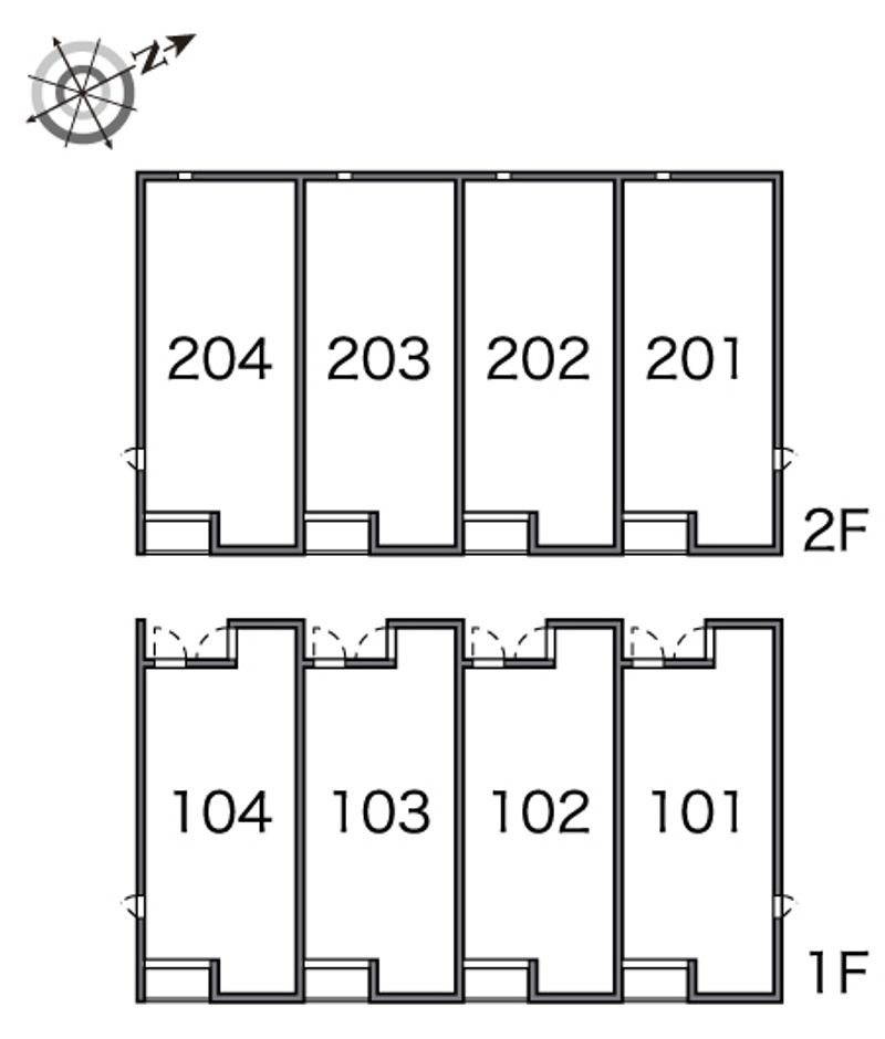 レオネクストピースフルミヅキ 間取り配置図