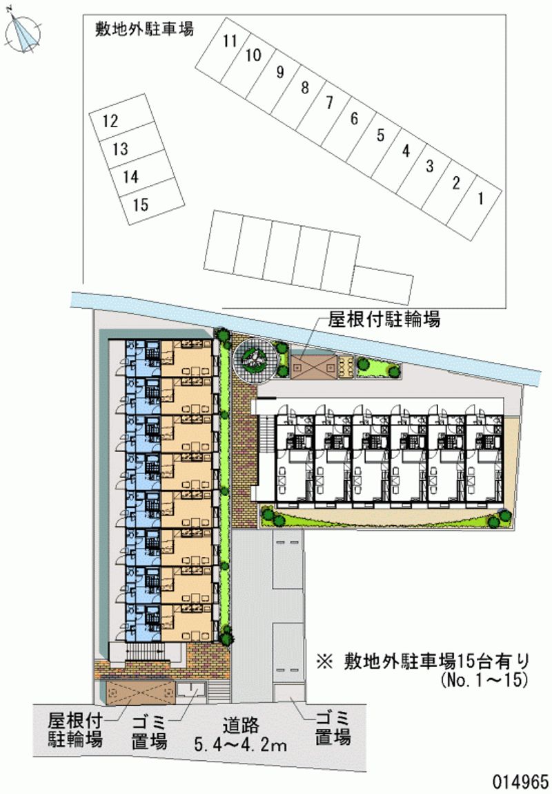 レオパレス土井駅東 月極駐車場