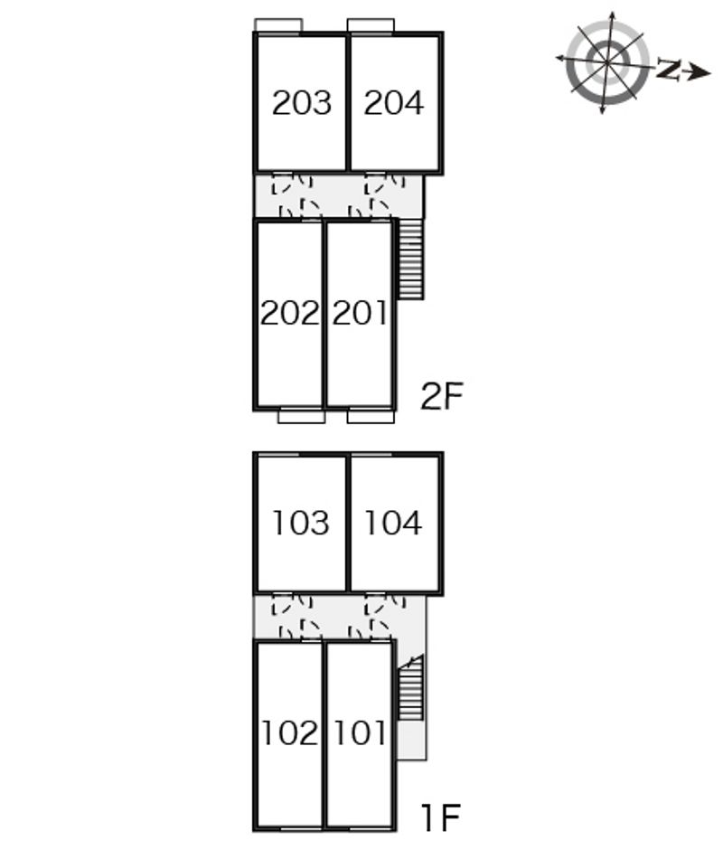 レオネクスト表参道 間取り配置図