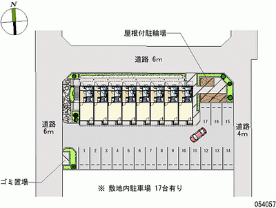 54057 Monthly parking lot