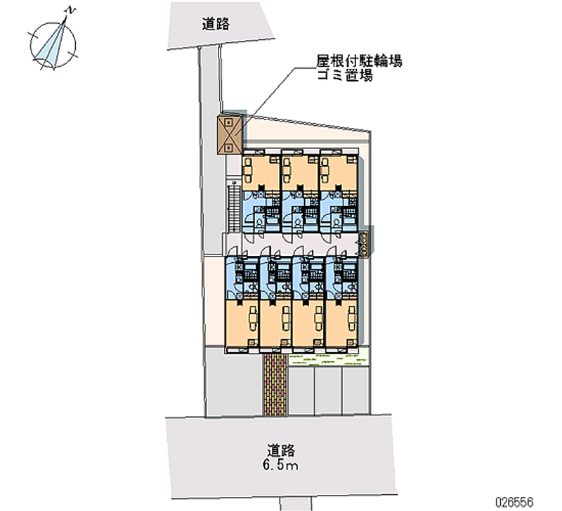レオパレスベル芦屋 区画図