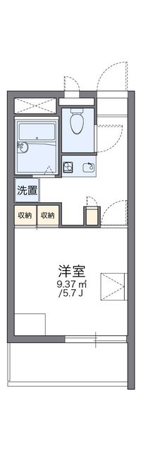 レオパレス原田 間取り図