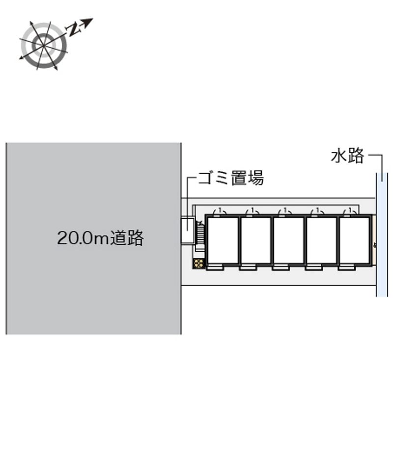 レオパレス多摩ハッピーランド 配置図
