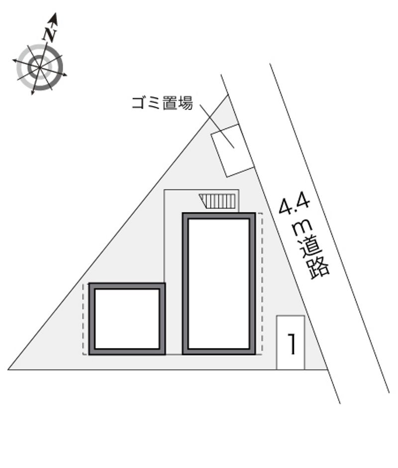 レオパレスサンハイム 配置図