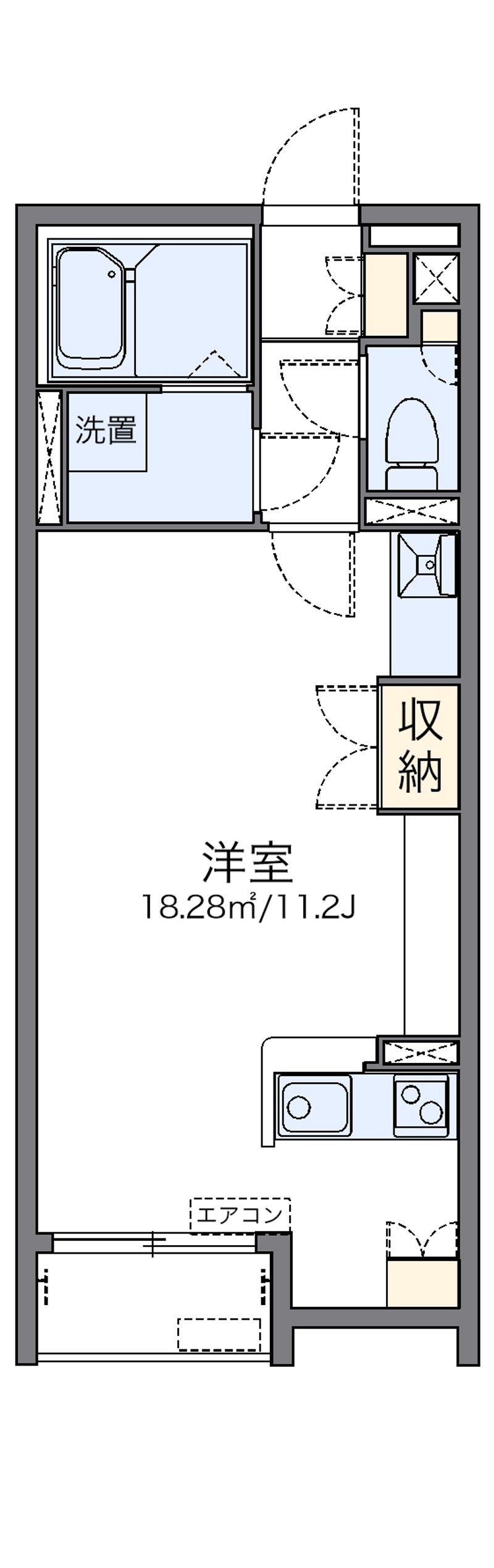 レオネクストコンフォート刀根山 間取図