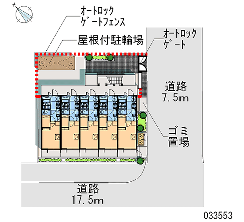 レオパレスＣＨＩＥ森崎Ⅰ 区画図