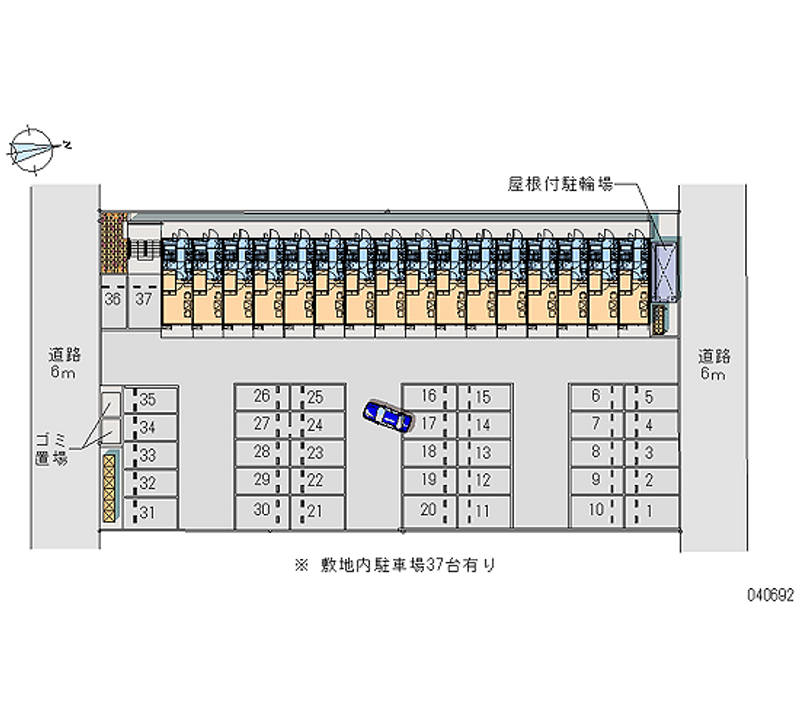 40692 bãi đậu xe hàng tháng