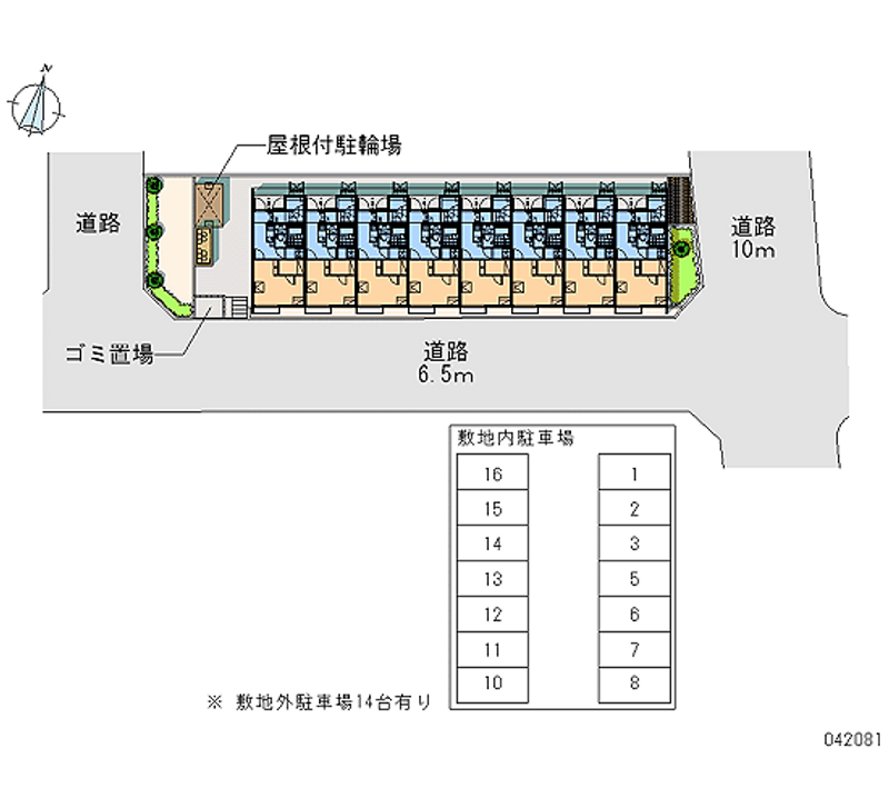 42081 Monthly parking lot