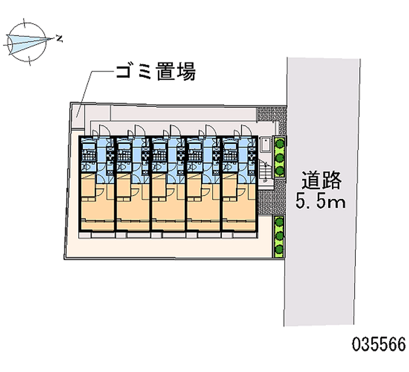 レオパレス京都鞍馬口 区画図