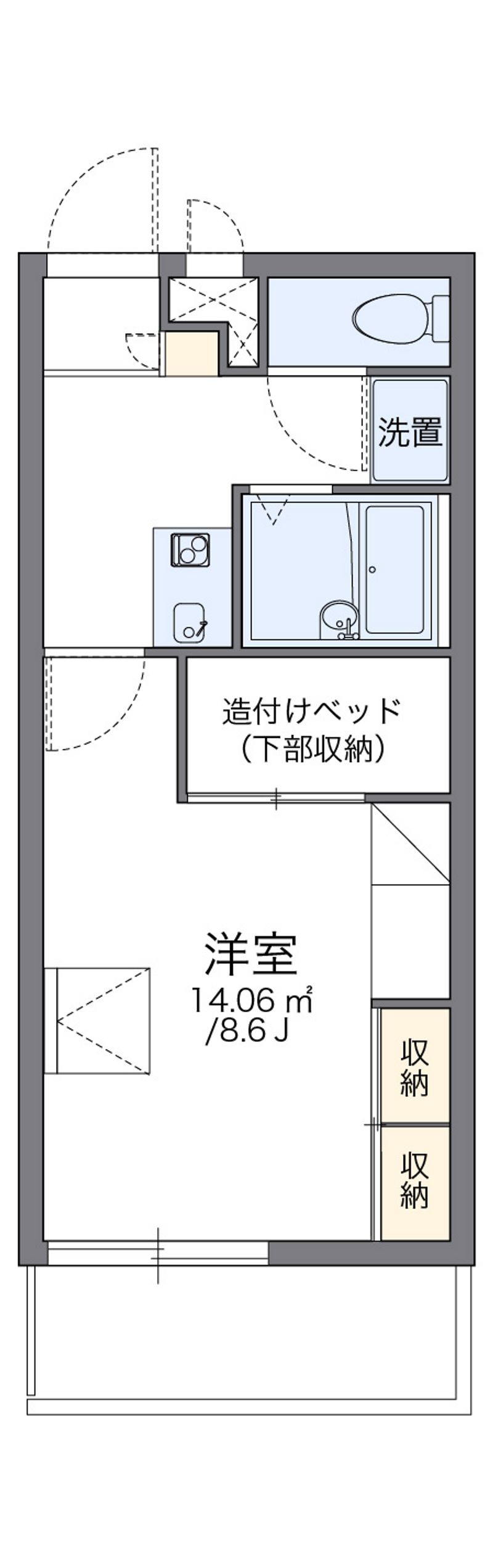 レオパレスサンシャイン 間取り