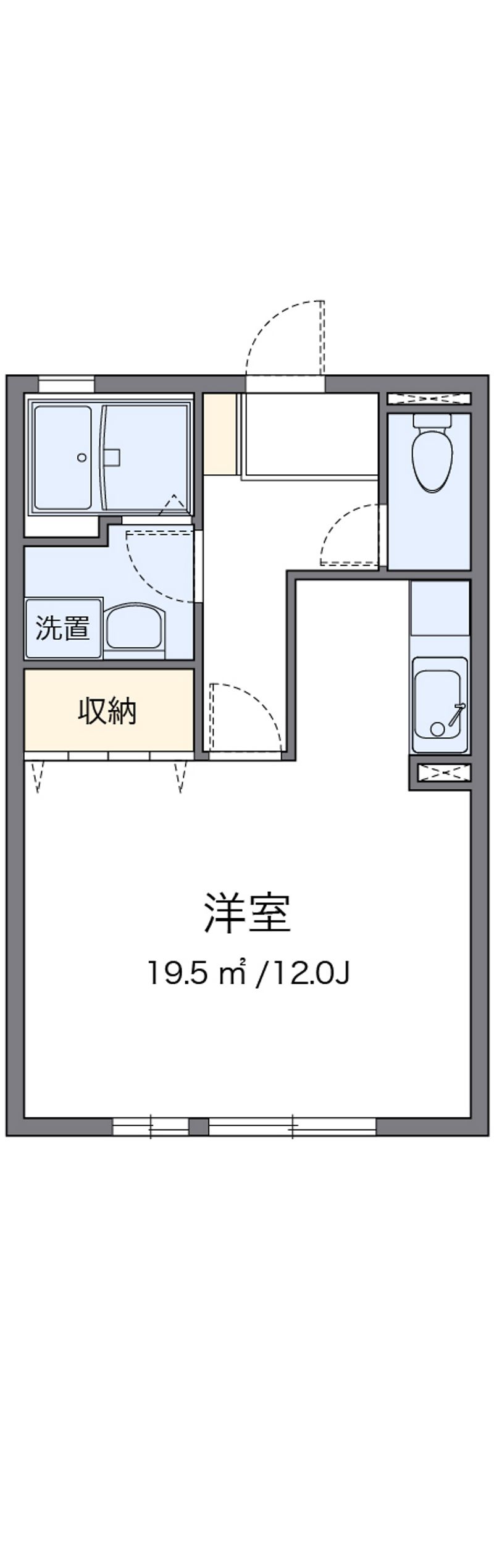 レオパレスリヴェール 間取図