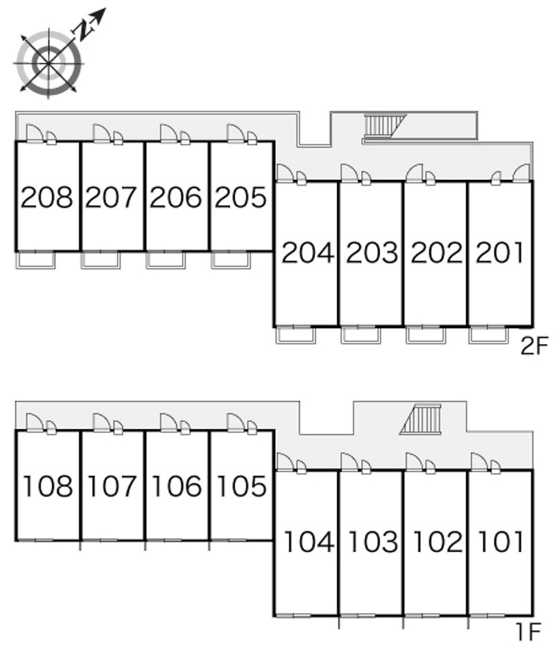 レオパレススプリング 間取配置図