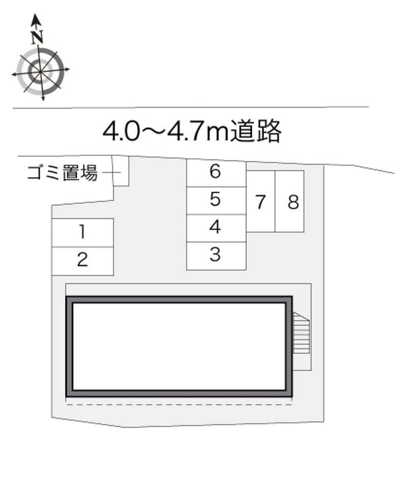 レオパレスＹ＆Ａ 配置図