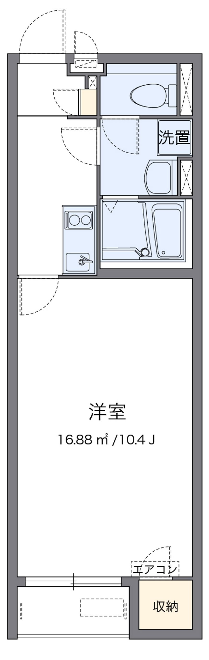 クレイノドミクレール 間取図
