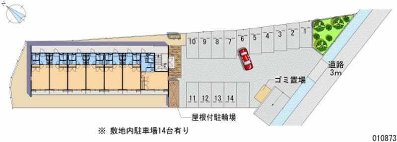 10873 Monthly parking lot