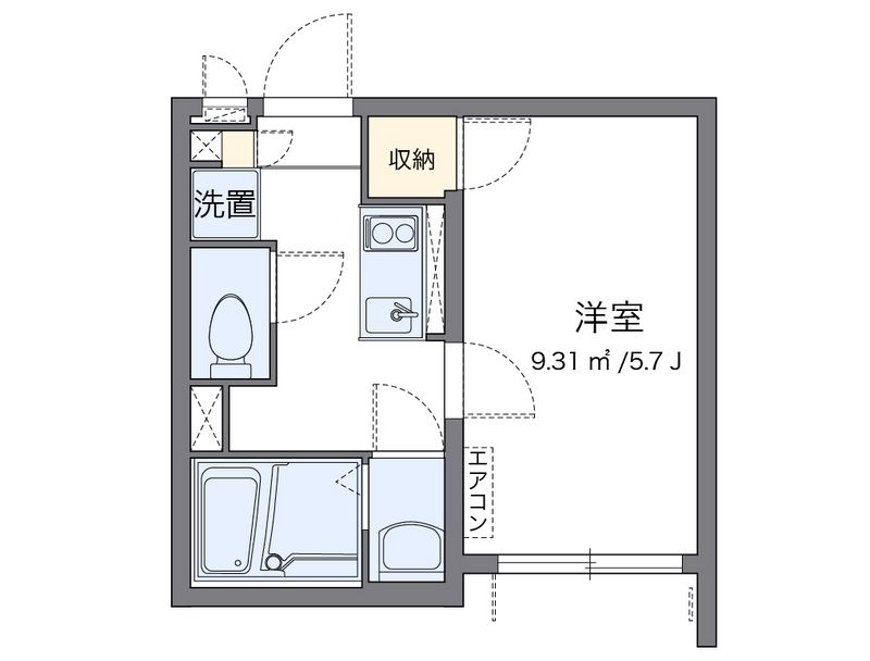 CLEINO Higashi Shinjuku Floor plan