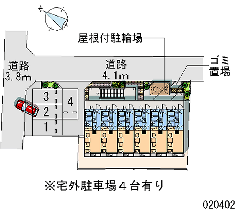 20402 Monthly parking lot