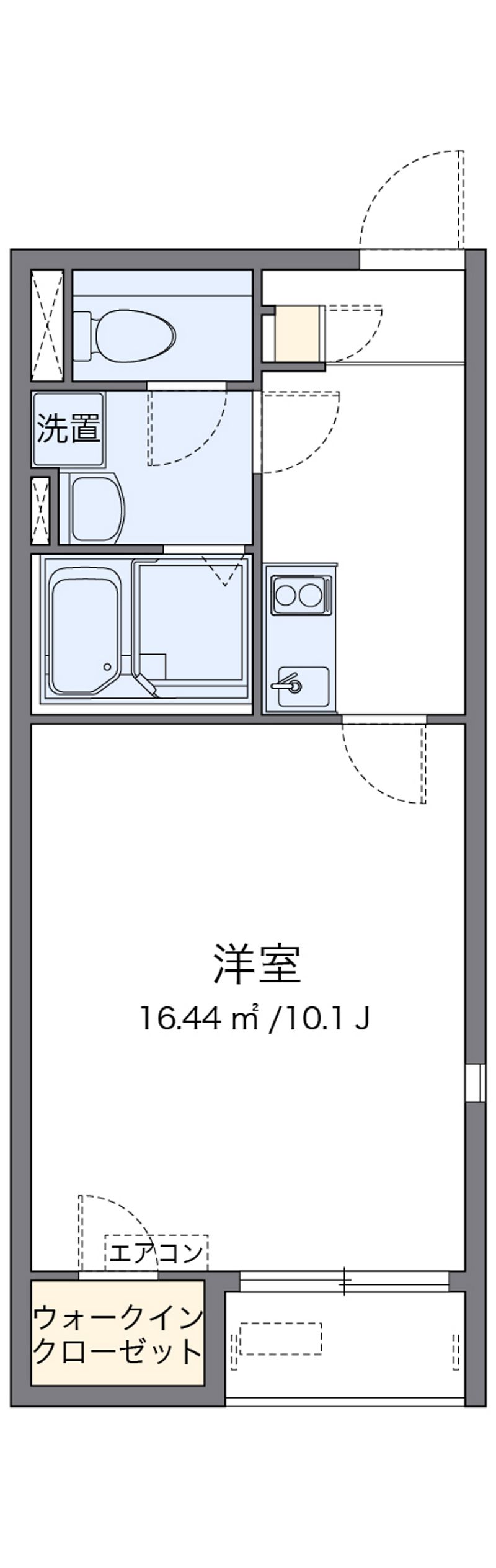 レオネクスト新組　Ⅱ 間取図