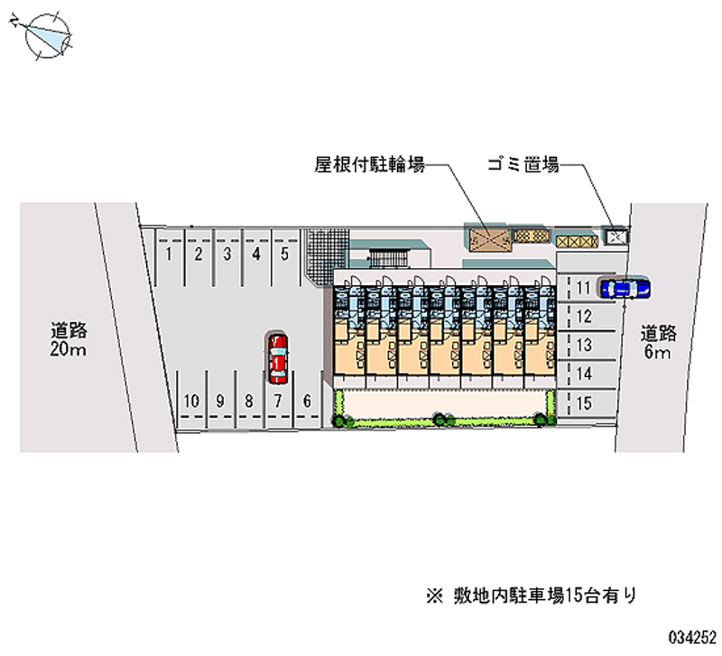 レオパレス爽 月極駐車場