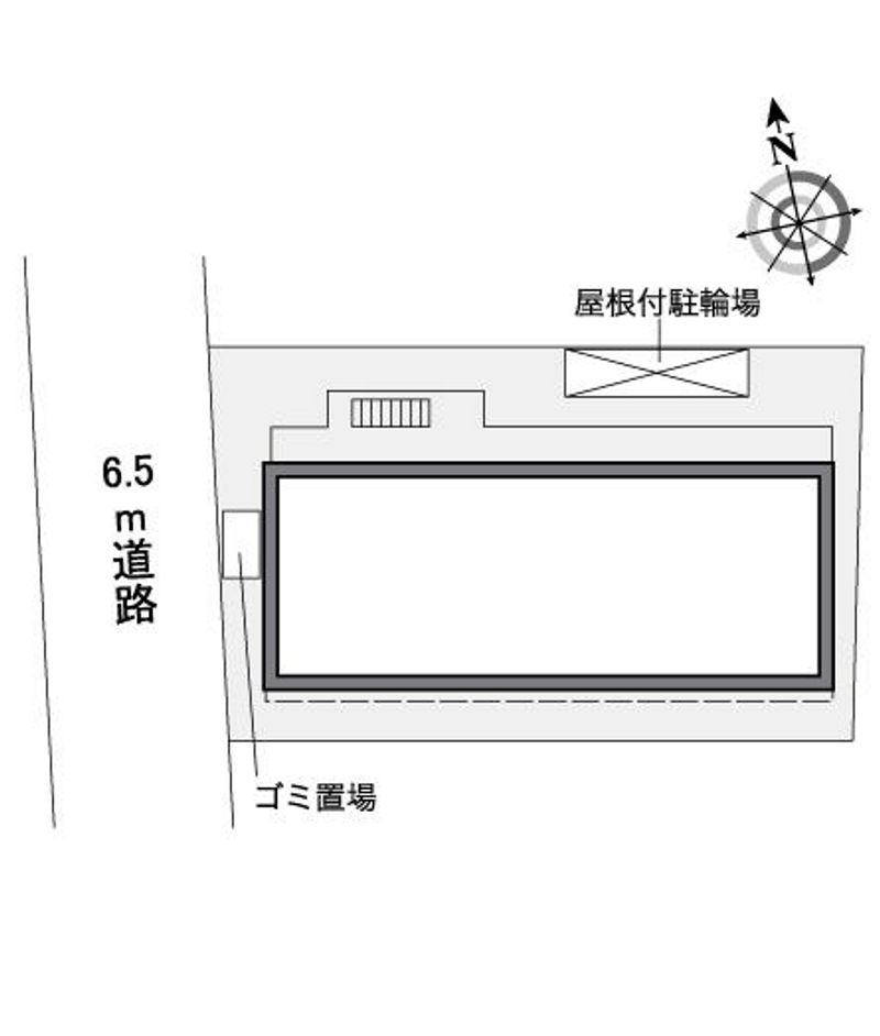 レオパレス南江戸 配置図